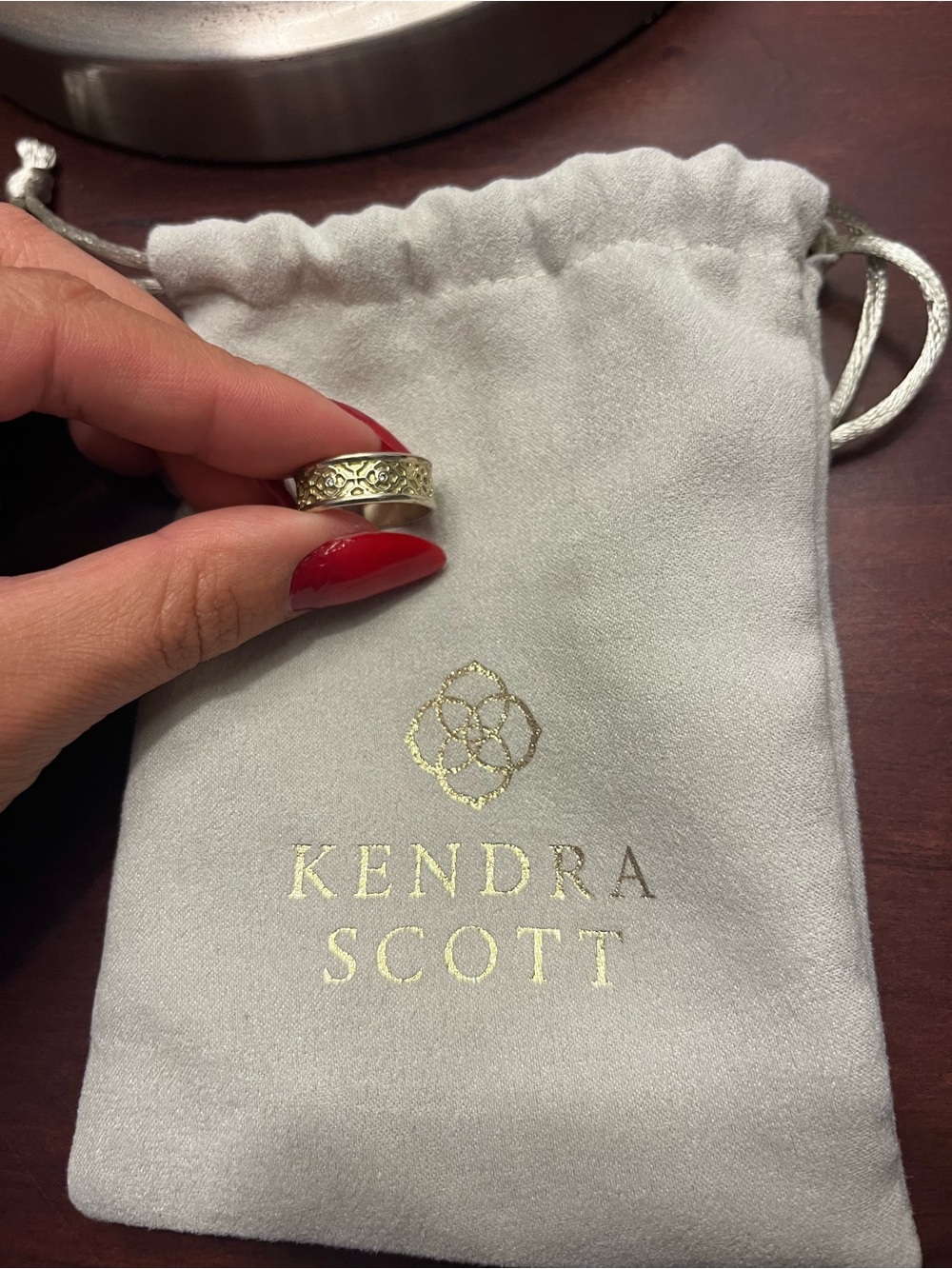 Kendra Scott Gold Filigree Band Ring - Gold